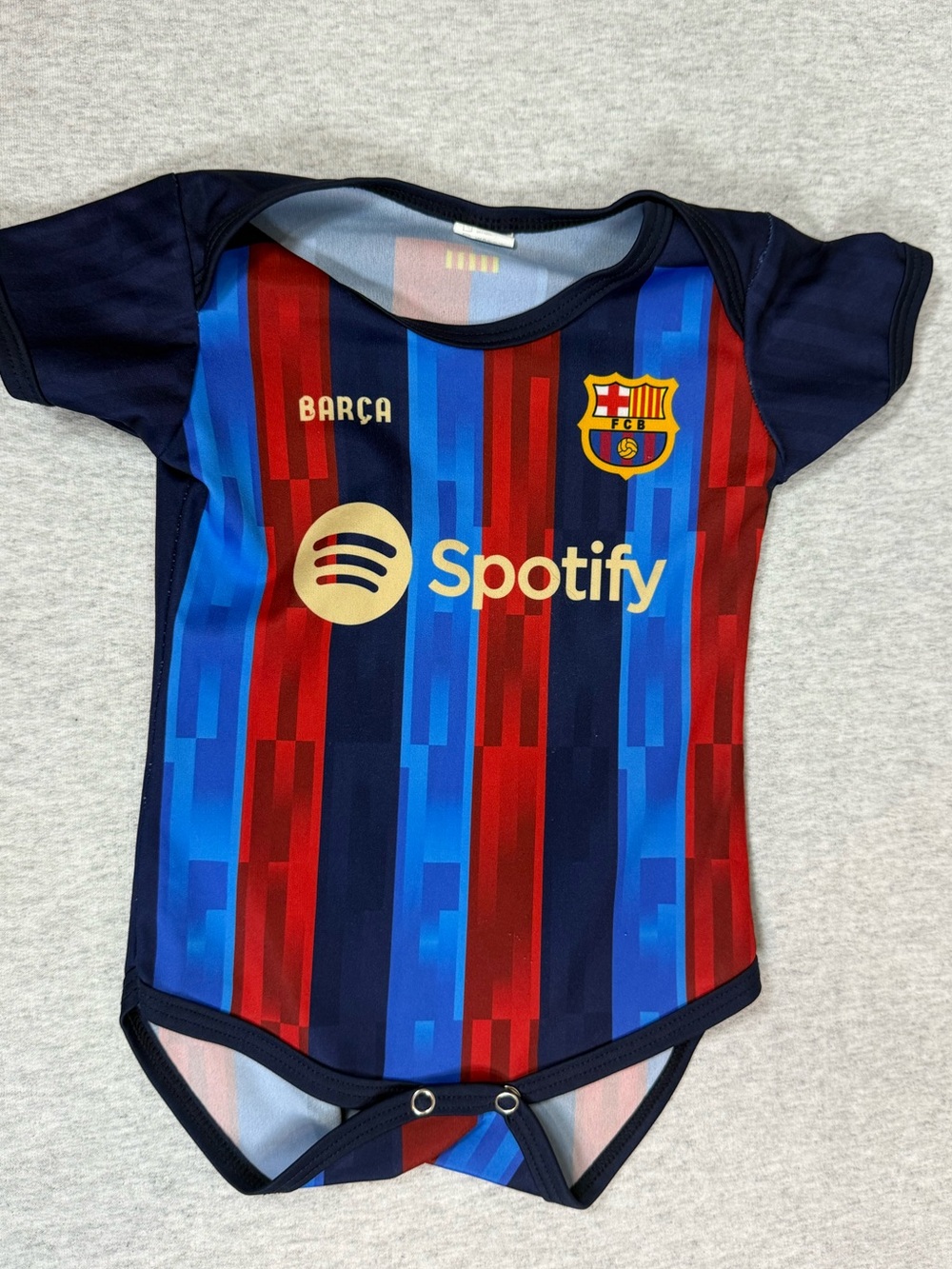 FC Barcelona Home Soccer Baby Bodysuit Spotify - 12–18 Months
